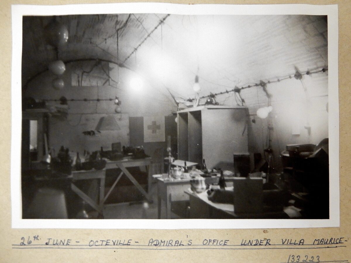 30 AU France operations Octeville Admirals office under Villa Maurice