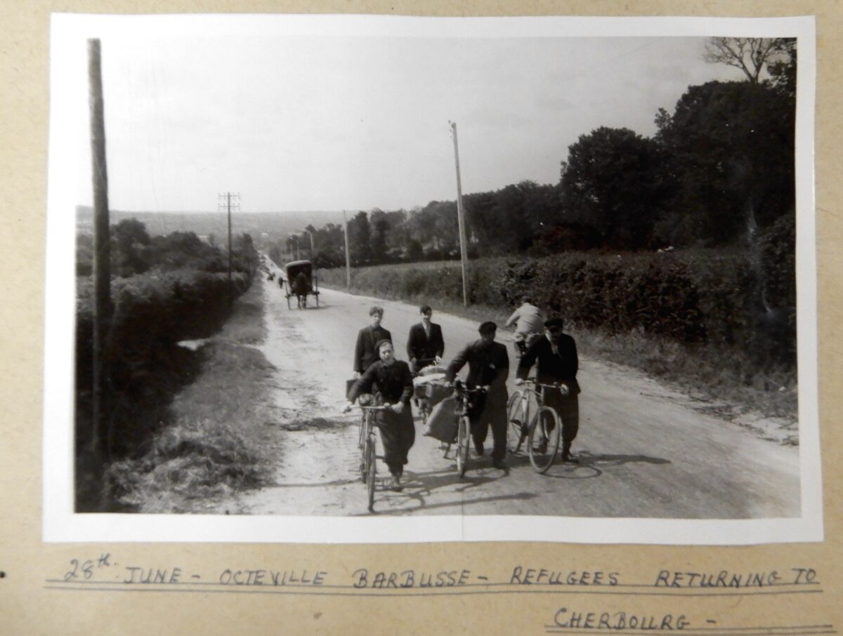 30 AU France operations Octeville Barbusse refugees to Cherbourg